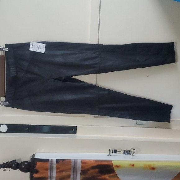 NWT Free People Faux Suede Pants Leggings Vegan Jegging Size S - Picture 3 of 13